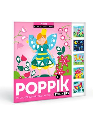 Poppik - Sticker Cards Magic - Set of 6