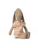 MAILEG - Bunny size 2, Striped dress