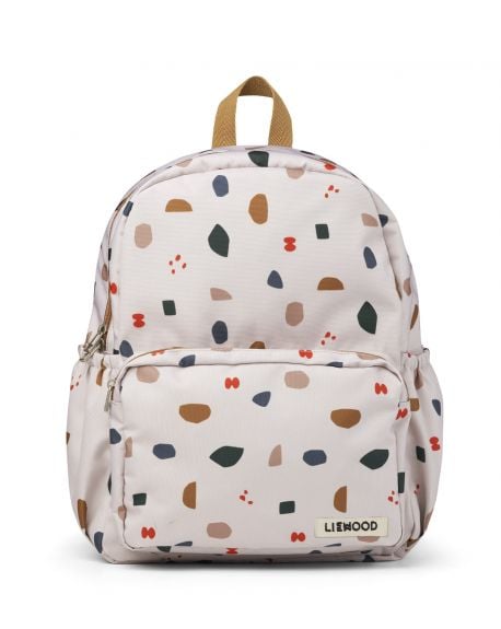 Liewood - Sac à dos James Grand - Geometric foggy mix