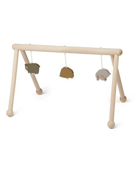 Liewood - Ernie play gym w. accessories - Friendship golden caramel multi mix