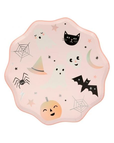 Meri Meri - Pastel Halloween Dinner Plates Large - Set of 8