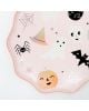 Meri Meri - Assiettes Pastel Halloween Grandes - Pack de 8