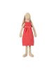 MAILEG - Bunny size 3, Dress - Red