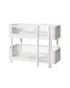 Oliver Furniture - Mini+, lit superposé mi-haut, 68x162cm - Blanc