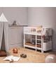 OLIVER FURNITURE - Wood Mini+ Low Bunk Bed - White