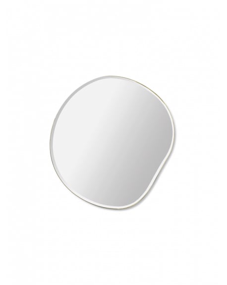 FERM LIVING - Miroir Pond - Small - Laiton