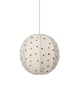 FERM LIVING - Suspension Abat-jour en textile brodé à pois