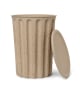 FERM LIVING - Poubelle en papier pulp - brun