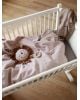 FERM LIVING KIDS - Parure de Lit Bébé Points brodés - Vieux Rose
