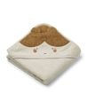 Liewood - Cape / serviette de Bain Albert - Poupée - Sable