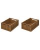 Liewood - Weston Storage Box M 2 pack - Golden caramel