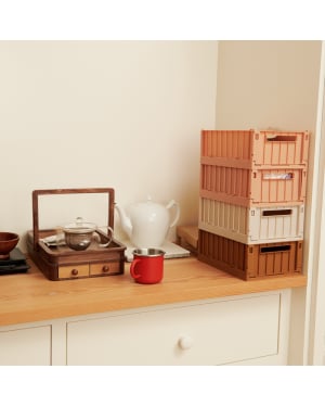 Liewood - Boîte de rangement Weston S Lot de 2 - rose Toscane