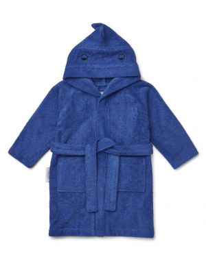 Liewood - Lily bathrobe - Dino - surf blue - 3/4 Y