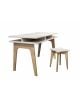 MATHY BY BOLS - Table de chevet Madavin Blanc