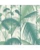 Cole & Son - Wallpaper - Palm Jungle - Sarcelle and viridian blue