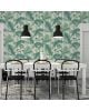 Cole & Son - Papier peint - Palm Jungle - bleu sarcelle et viridian