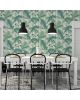 Cole & Son - Wallpaper - Palm Jungle - Sarcelle and viridian blue