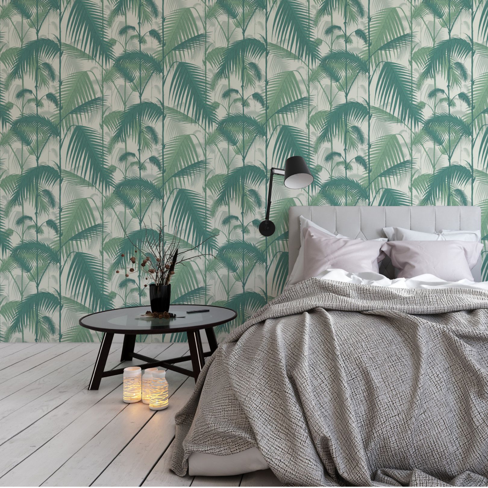 Fornasetti Bastoni  Forest Green Wallpaper by Cole  Son  Vertigo Home