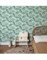 Cole & Son - Wallpaper - Palm Jungle - Blue Green