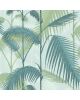 Cole & Son - Papier peint - Palm Jungle - Bleu Vert