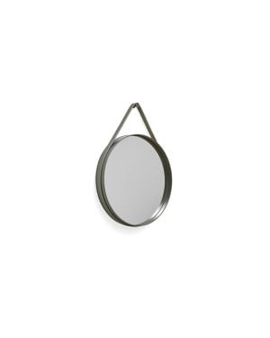 HAY - Miroir Strap - Ø70 Anthracite