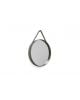 HAY - Miroir Strap - Ø70 Anthracite