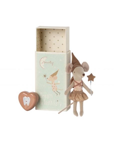 MAILEG - Mouse - Tooth fairy in a box - Girl