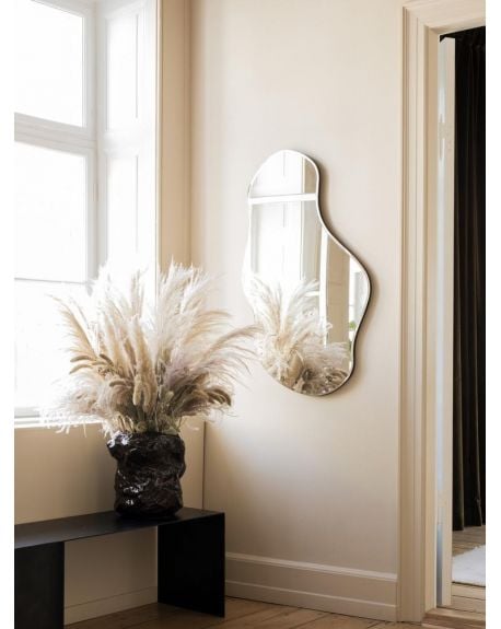 FERM LIVING - Miroir Pond - Large - Laiton