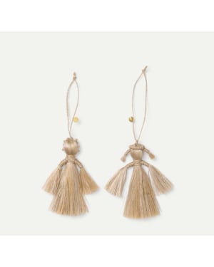 FERM LIVING - Ange pour le sapin Lot de 2 - Noel