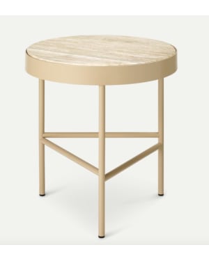 FERM LIVING - Travertine Table - Cashmere - Medium