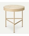 FERM LIVING - Travertine Table - Cashmere - Medium