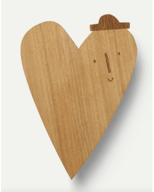 Ferm LIVING - Heart Lamp - Oiled Oak