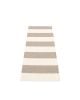 PAPPELINA - BOB BRUN MUD/VANILLE - Tapis design en plastique 5 dimensions possibles