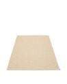 PAPPELINA - SVEA - Plastique rug - BEIGE/BEIGE METALLIC - 140 x 220 cm