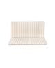 Nobodinoz - bebop - foldable matress - taupe stripes natural