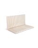 Nobodinoz - bebop - matelas de sol pliable - taupes stripes natural