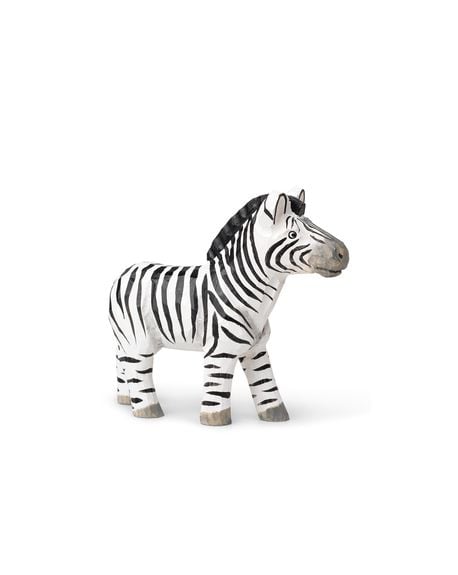 FERM LIVING KIDS - Figurine Zèbre sculptée à la main