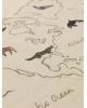 FERM LIVING KIDS - the world textile map off-white