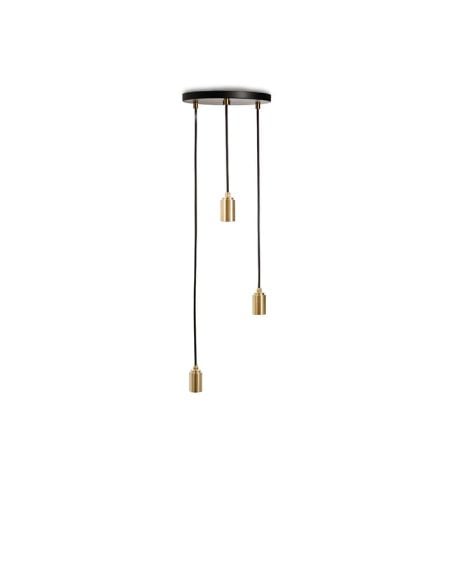 Tala - Ceiling plate - Oak Triple Pendant