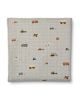 Liewood - ben muslin swaddle print - Vehicles / Dove blue