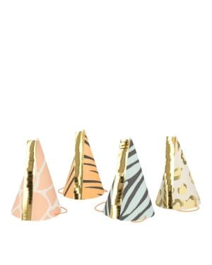 Meri Meri - Chapeaux d'anniversaire Safari