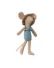 MAILEG -Mouse at the beach, Mom and beach cabin