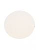 MUSKHANE- Tapis rond en feutre Kali / 120 cm Pierre clair / Lotus Blanc