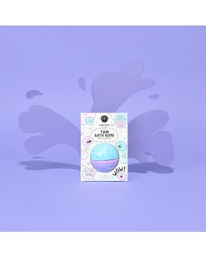Nailmatic - Boule de bain effervescente - Duo Bleu / Violet