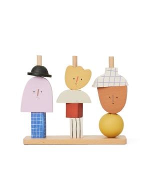 FERM LIVING KIDS - Character Stacking Blocks