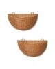 FERM LIVING - Panier rotin mural
