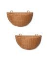 FERM LIVING - Panier rotin mural - Braided