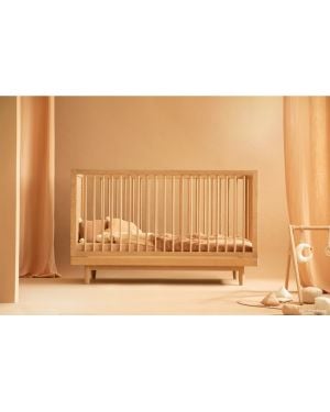 Nobodinoz - Lit bébé évolutif en chêne massif - Pure