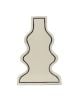 FERM LIVING - Paste Vase Curvy - Off-white