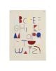 FERM LIVING KIDS - Alphabet Fabric Poster - Off-white